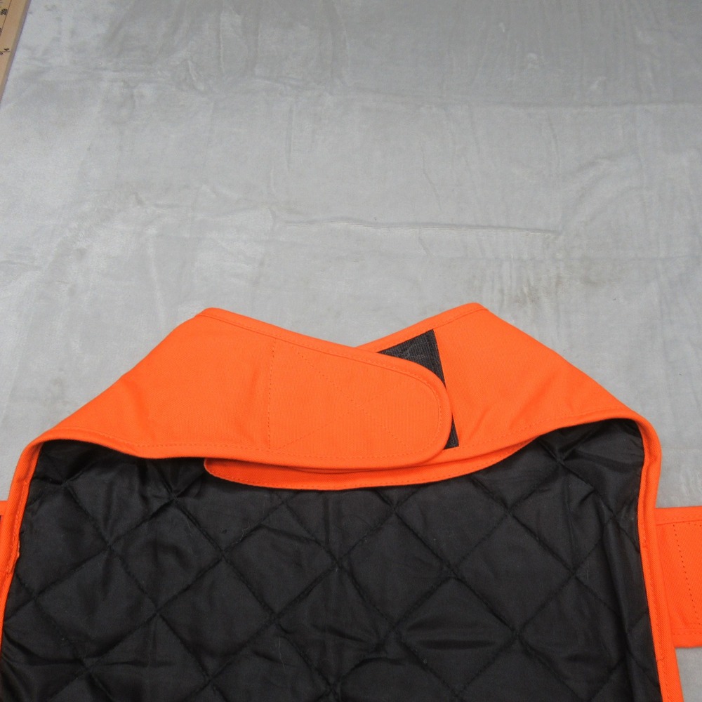Carhartt Chore Coat Dog 1 Size Orange Insulated Firm Duck Canvas Rain Wind Warm - Picture 4 of 9
